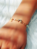 Kettenarmband für Frau Moon Star Charm Armbänder