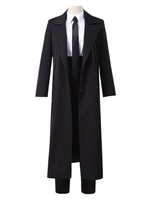 Kettensägenmann Makima Cosplay Kostüm Public Safety Devil Hunter Schwarzer Blazer Anzug Outfit