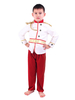 Kids Prince Kostüme Weiße Bluse Rote Hose 2-teiliges Set Polyester Faser Kinder Halloween Kostüme Full Set