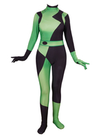 Kim Möglicher Shego Overall Zentai Cosplay Kostüm Halloween