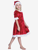 Kind Weihnachten Mädchen Cosplay kleines rotes Kleid