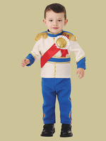 Kinder Halloween-Kostüme 2-teiliges Set Blue Polyester Kinder Prinz Kostüm Full Set