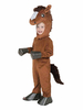 Kinder Halloween Kostüme Kaffee Braun Tier Polyester Faser Polyester Pferdekostüm
