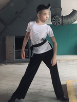 Kinder Latin Dance Kleider Weiße Mädchen Lycra Spandex Top Pants Latin Tänzer Kostüm