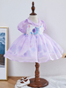 Kinder Lolita Kleid Starfish Print Puffärmel Flower Girl Kleid