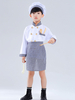 Kinderkostüme Chef Cosplay White Hat Kleidung Schürze 3-teiliges Set Polyester Halloween-Kostüm