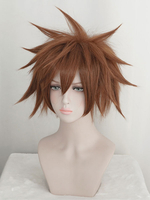 Kingdom Hearts Cosplay Sora Seitenscheitel Perücke
