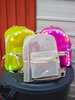Klar Lolita Rucksack LED Licht Glitter Transparent Lolita Bag