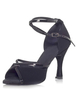 Klassische 2021 Latein Schuhe aus im Klassische 2021n & traditionellen Style in Schwarz für 2021 Latein-Tanz kreuz und quer
