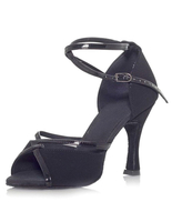 Klassische 2021 Latein Schuhe aus im Klassische 2021n & traditionellen Style in Schwarz für 2021 Latein-Tanz kreuz und quer