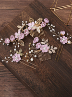 Kämme Pastellblau Metall