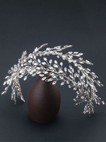 Kopfschmuck Hochzeit Kopfbedeckung Strass Metall Haarschmuck für die Braut