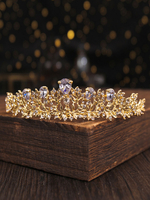 Kopfschmuck Hochzeit Tiara Metall Braut Haarschmuck