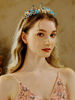 Kopfschmuck Hochzeit Tiara Metall Haarschmuck für die Braut