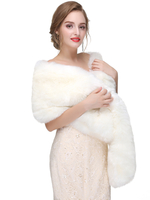 Kunstpelz Hochzeit Wrap Schal Braut Winter Stola
