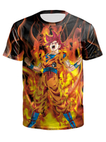 Kurzarm T-Shirt Männer Jewel Neck Printed Casual Top