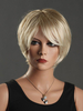 Kurze Haare Perücke Frauen Pixies Und Boycuts Layered Synthetische Blonde Perücke Mit Side Bang