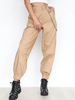 Lange Hosen für Frauen Khaki Taschen Polyester Athletic Harem Hose