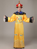 Langes Kleid des gelben Kaisers des chinesischen chinesischen Kostüms mit Schärpe und Hut für Männer