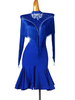 Lateinische Tanzkleider Blue Women 