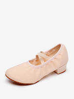 Lateinische Tanzschuhe Rosa Runde Zehen Gesellschaftstanzschuhe