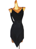 Latin Dance Kostüm Schwarz Damen Lycra Spandex Kleid Latin Dancer Tanzkostüm
