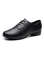 Latin Dance Schuhe für Herren Schwarze Round Toe Ballsaal Tanzschuhe