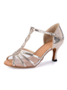 Latin Dance Schuhe Peep 2020 Toe T Typ High Heel Ballroom Dance Schuhe Frauen Tanzschuhe