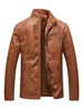 Lederjacke für Männer PU Leder stilvolle Jacke