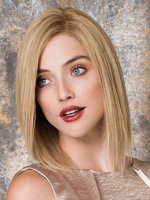 Leichte Gold Bobs Fiber mittlere Perücke für Damen