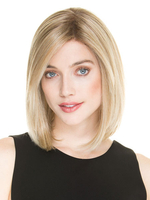 Leichte Gold gerade Bobs Fiber mittlere Perücke für Damen