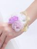 Lila synthetische Hochzeit Handgelenk Corsage