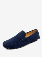 Loafer-Schuhe für Herren runde Zehen Slip-On-Fahrschuhe
