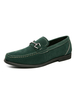 Loafer Schuhe für Herren Beliebte Metalldetails Polyurethan Slip-On Grüne Loafer