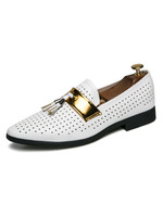 Loafer Schuhe für Männer Gemütliche PU-Leder Slip-On Schuhe für den Sommer