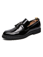 Loafer Schuhe für Männer Mode Leder spitze Zehen Slip-On Herren Loafer Schuhe
