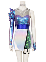 LOL League Of Legends Ahri KDA MEHR Skins Cosplay Kostüm 2-teiliges Set
