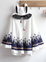 Lolita Cape Cloak Mantel Bunny Ear Hooded Lolita Oberbekleidung