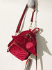 Lolita Dreieck-Rucksack Accessoires für Alltag Velours im klassischen & traditionellen Style Velours mit Rucksack
