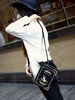 Lolita Dreieck-Rucksack mit Print Kunstleder gotisch und Printmuster Handtasche