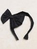 Lolita Haar-Accessoires in Schwarz mit Print gotisch und Schleife Neverland Kopfschmuck für Alltag Polyester mit Kopfschmuck