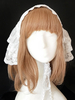Lolita Haar-Accessoires in Weiß im süßen und hübschen Style Accessoires Tea party mit Kopfschmuck