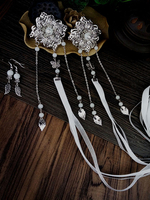 Lolita Haar-Accessoires mit Farbblock Accessoires Metall Tea party und Kopfschmuck