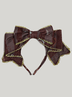 Lolita Haar-Accessoires mit Farbblock und Sepiabraun Accessoires Neverland im klassischen & traditionellen Style und Spitzen Polyester und Kopfschmuck