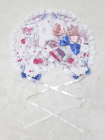 Lolita Haar-Accessoires mit Print Hut Neverland im süßen und hübschen Style Tea party Polyester und Hut