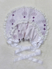 Lolita Hut im ROCOCO Stil Polyester mit Print in Lavender-Lila Polyester Hut Tea party mit Hut