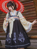 Lolita JSK Kleid Schwarze ärmellose Perlen Schleifen im chinesischen Stil Lolita Pullover Röcke