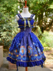 Lolita Kleid Baumwollfasern mit Trägern und Spitzen im süßen und hübschen Style