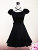 Lolita Kleid mit kurzen Ärmeln und Rüschen