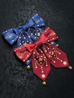 Lolita Kopfschmuck Burgunder Polyesterfaser Bowknot Lolita Haarschmuck
